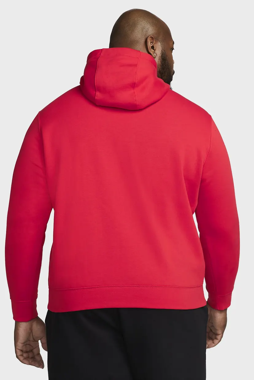 Чоловіче червоне худі M NSW CLUB HOODIE PO BB 3