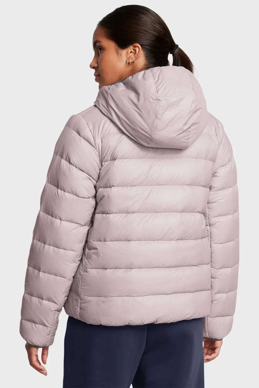 Женский пудровый пуховик LEGEND DOWN HOODED JACKET 3