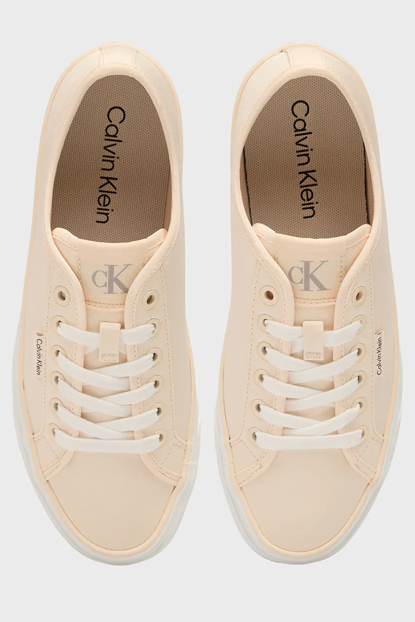 Женские бежевые сникерсы FLATFORM 4