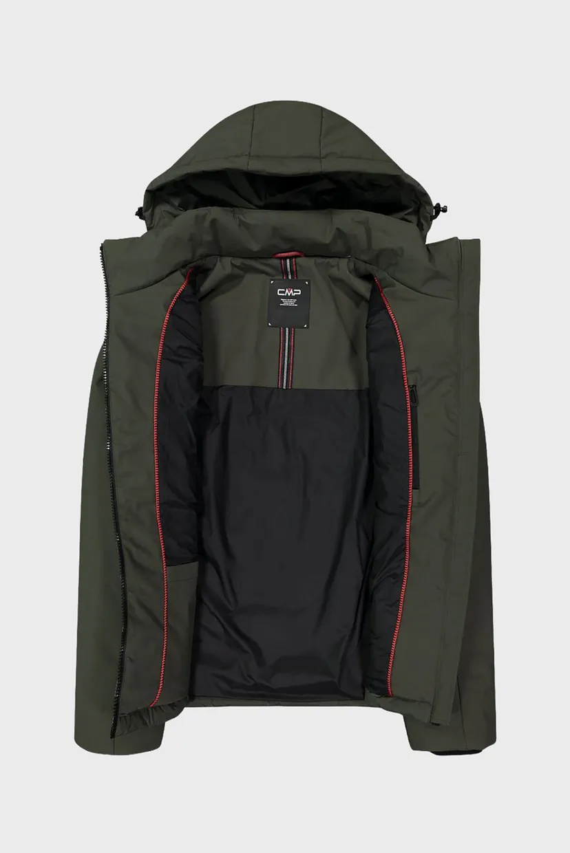 Чоловіча оливкова куртка ZIP HOOD FEEL WARM 4