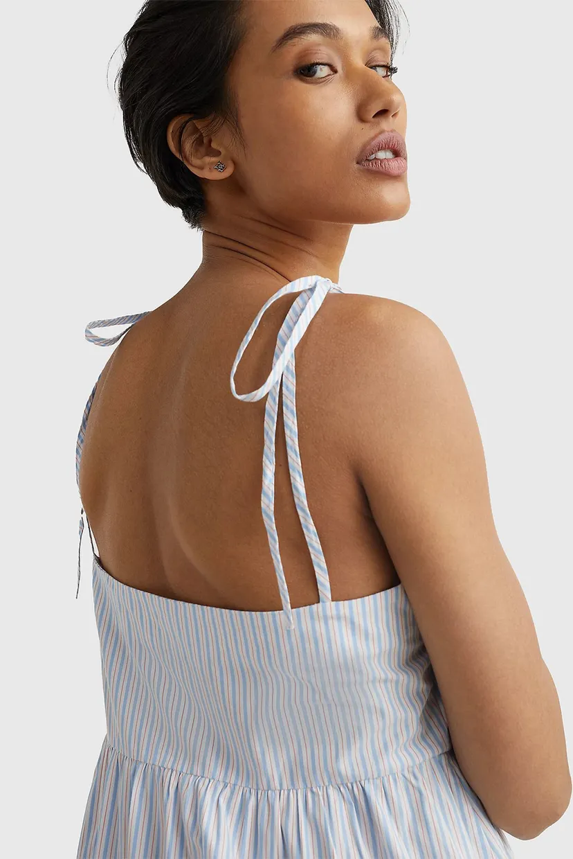 Жіночий сарафан у смужку ORG CO POP STRIPE TIERED 4