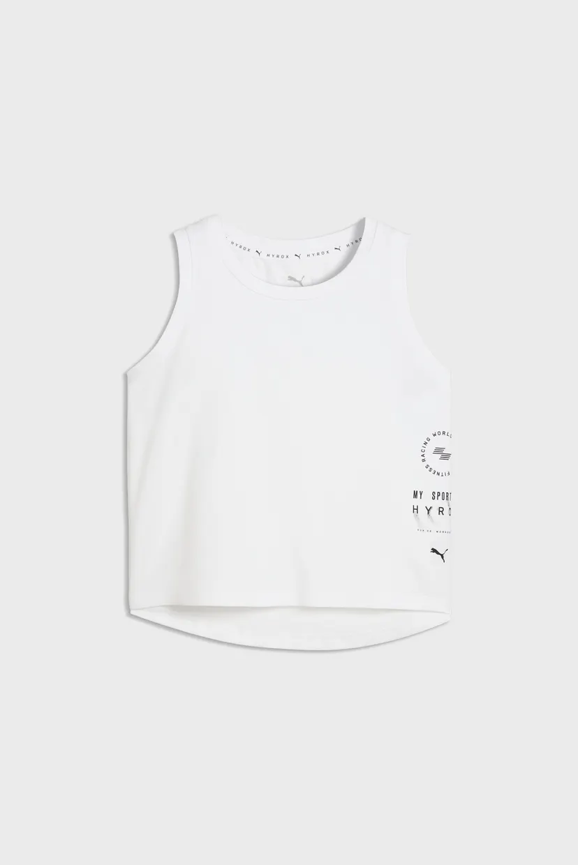 Жіноча біла майка PUMA x HYROX CLOUDSPUN ThermoAdapt Crop Tank Women 4