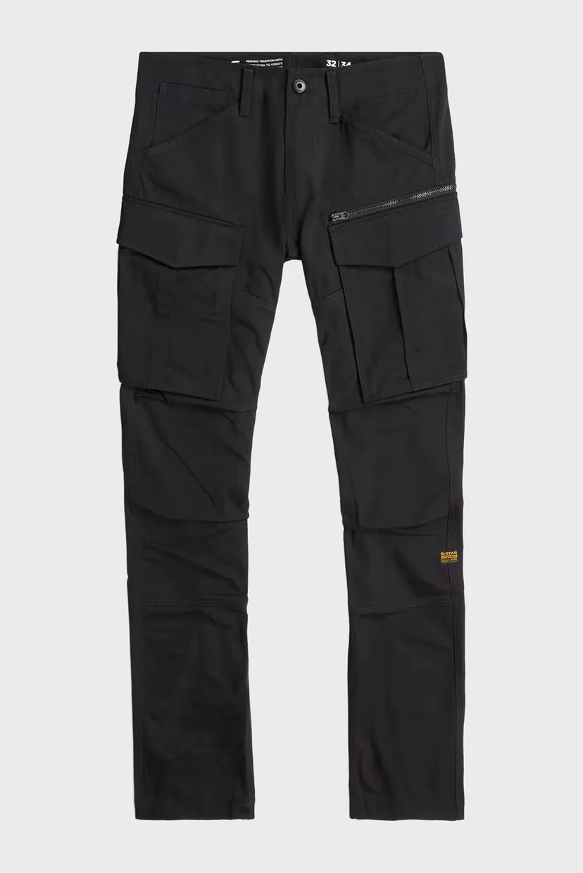 Чоловічі чорні карго Rovic Zip 3D Regular 6