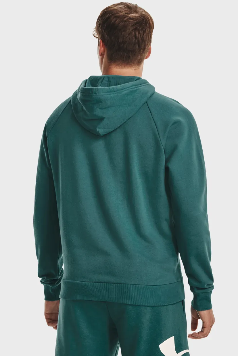 Чоловіче зелене худі UA Rival Fleece Fleece Big Logo HD 3