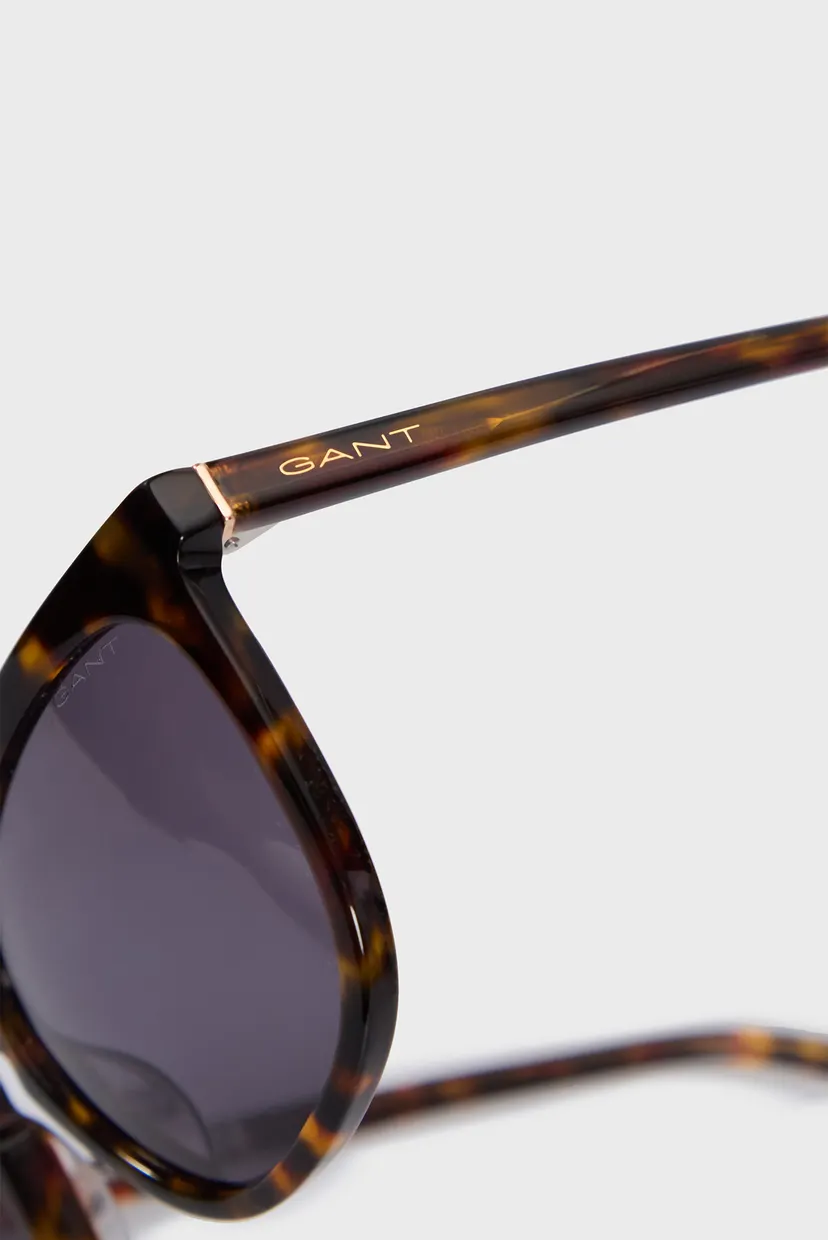 Жіночі коричневі сонцезахисні окуляри Plastic Sun Glasses Rectangular Full rim 3