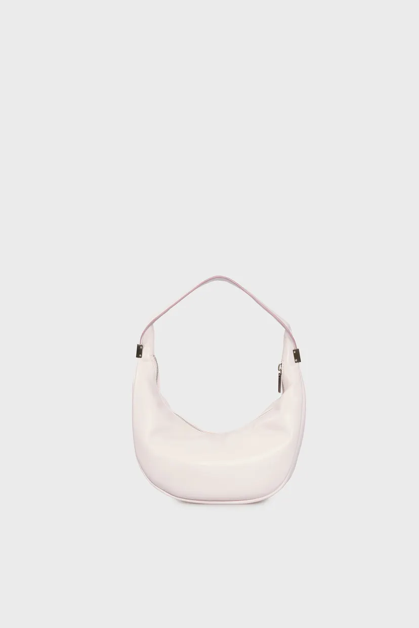 Жіноча бузкова сумка PINCHED SOFT CRESCENT SM 4