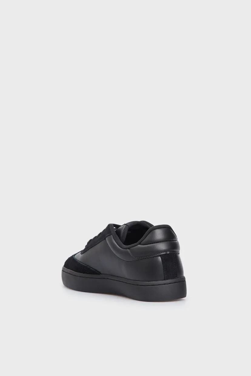 Мужские черные кожаные сникерсы CLASSIC CUPLOWLACEUP LTH FAD 5