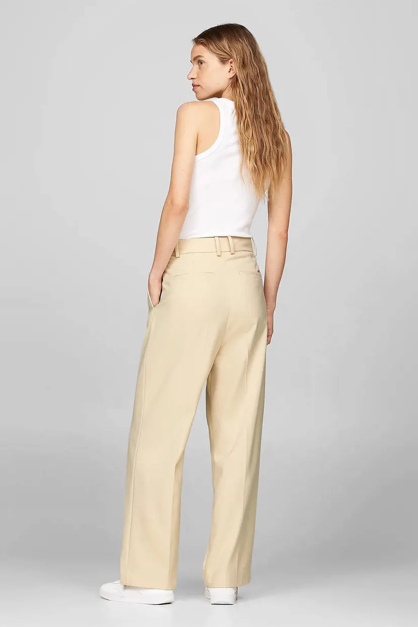 Женские бежевые брюки CORE RELAXED STRAIGHT PANT 3