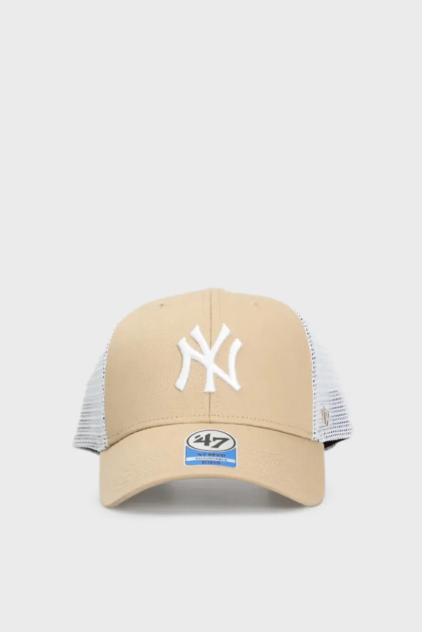 Детская бежевая кепка 4