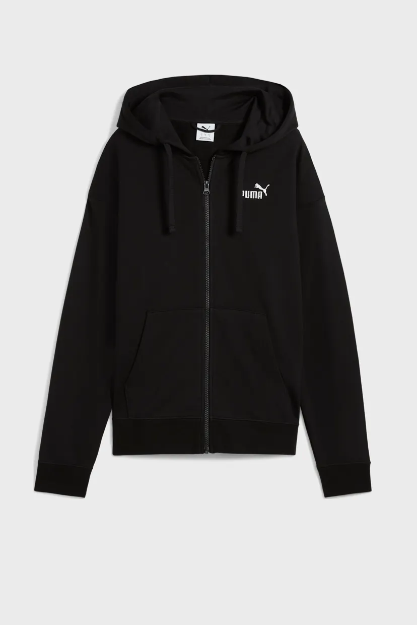 Жіноче чорне худі ESS Small No. 1 Logo Comfort Full-Zip Hoodie Women 6