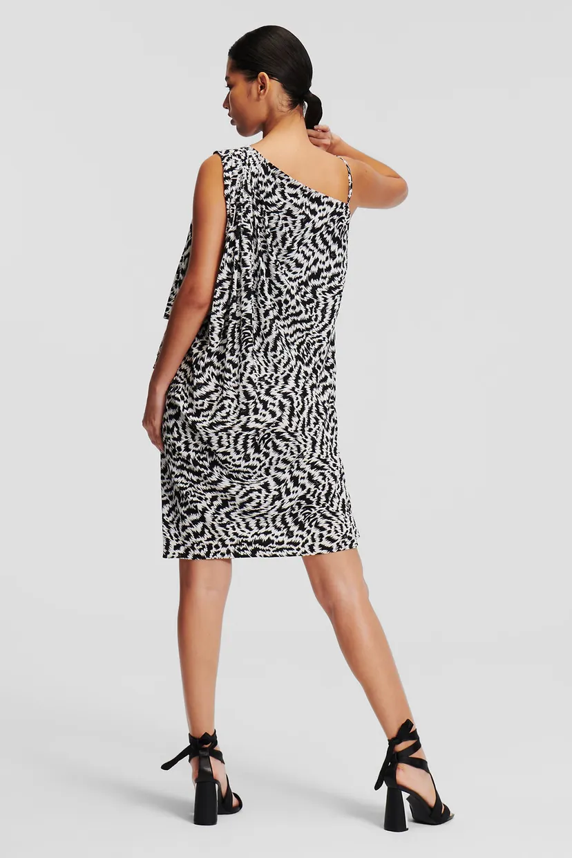 Женское платье с узором PRINTED ASYMMETRICAL 4