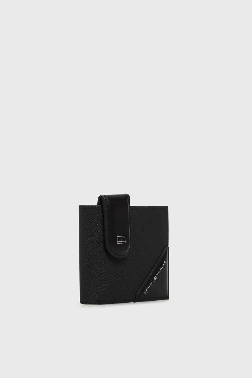 Мужской набор аксессуаров (кошелек, зажим для денег) TH SAFFIANO MINI WALLET & CLIP 3
