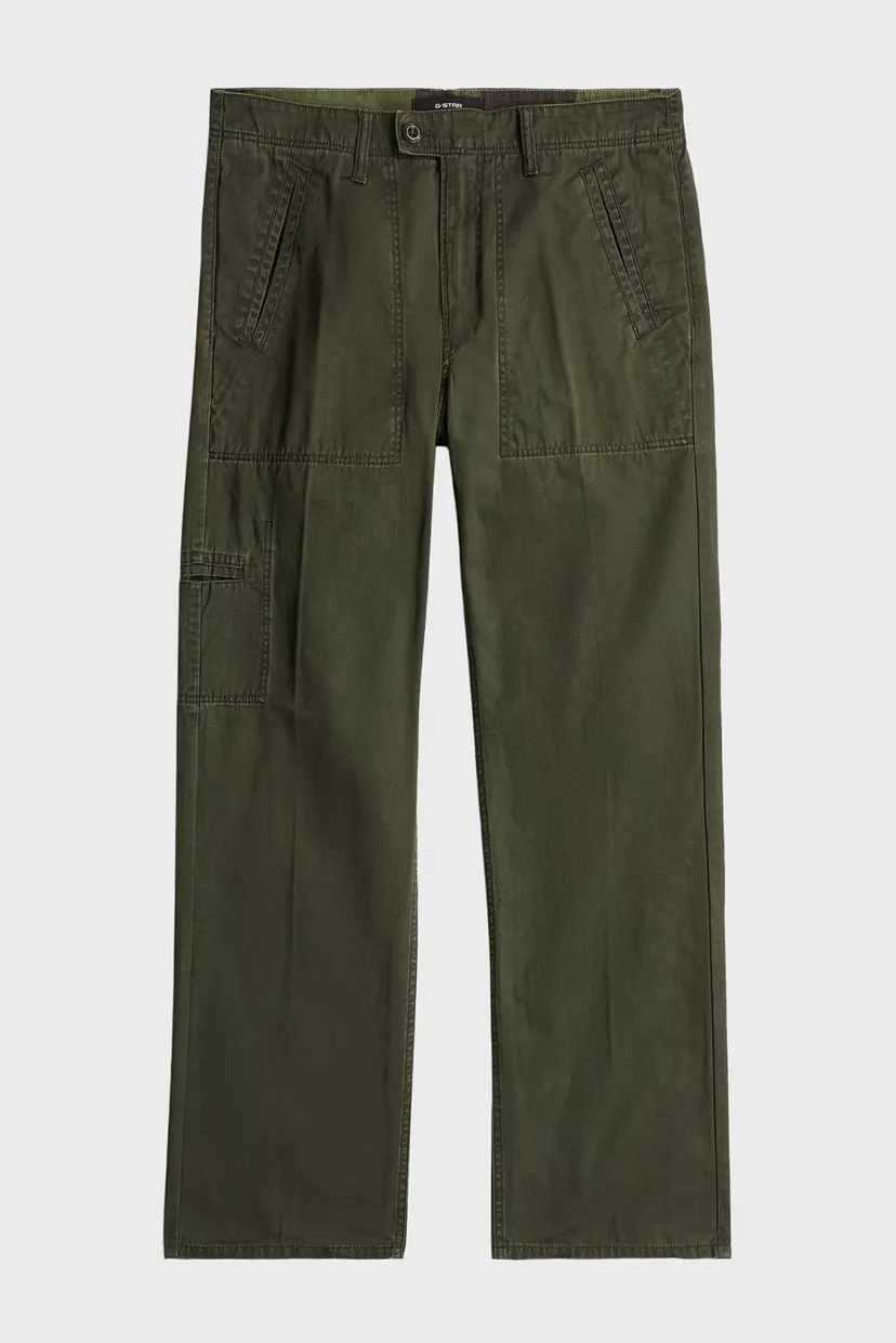 Чоловічі зелені брюки Reversible Relaxed Straight 5