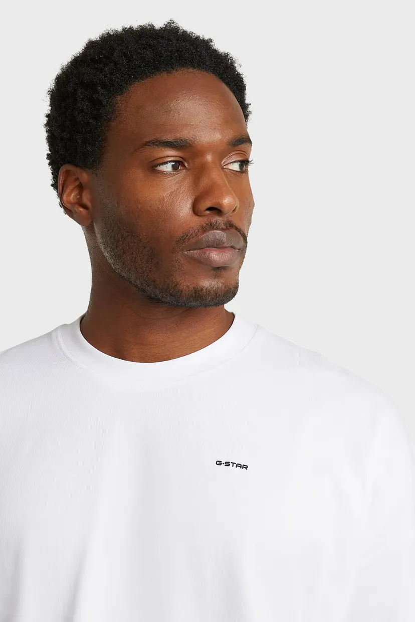 Чоловіча біла футболка Heavy oversized 4