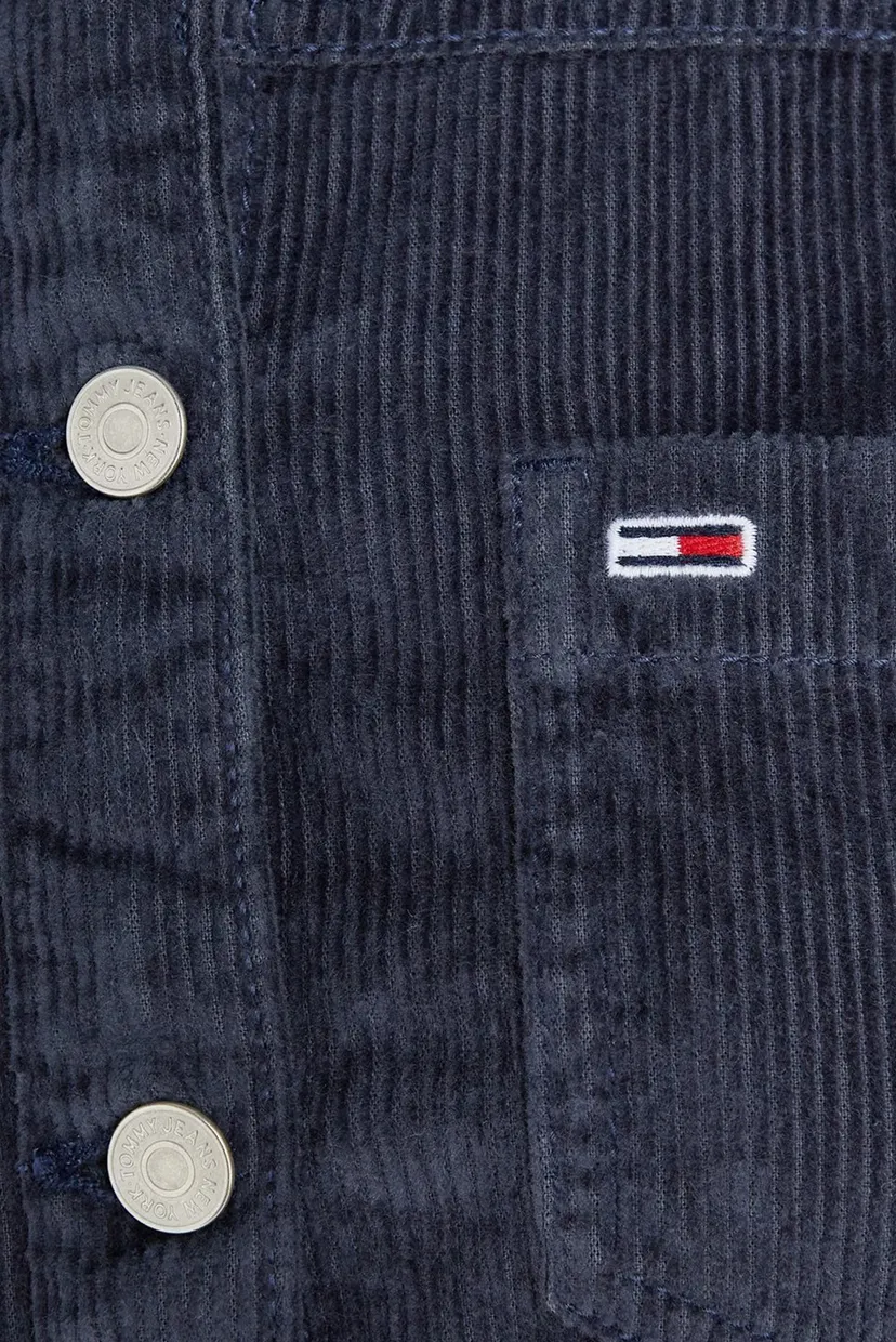 Жіноча темно-синя вельветова сукня TJW SLIM LS WASHED CORD 4