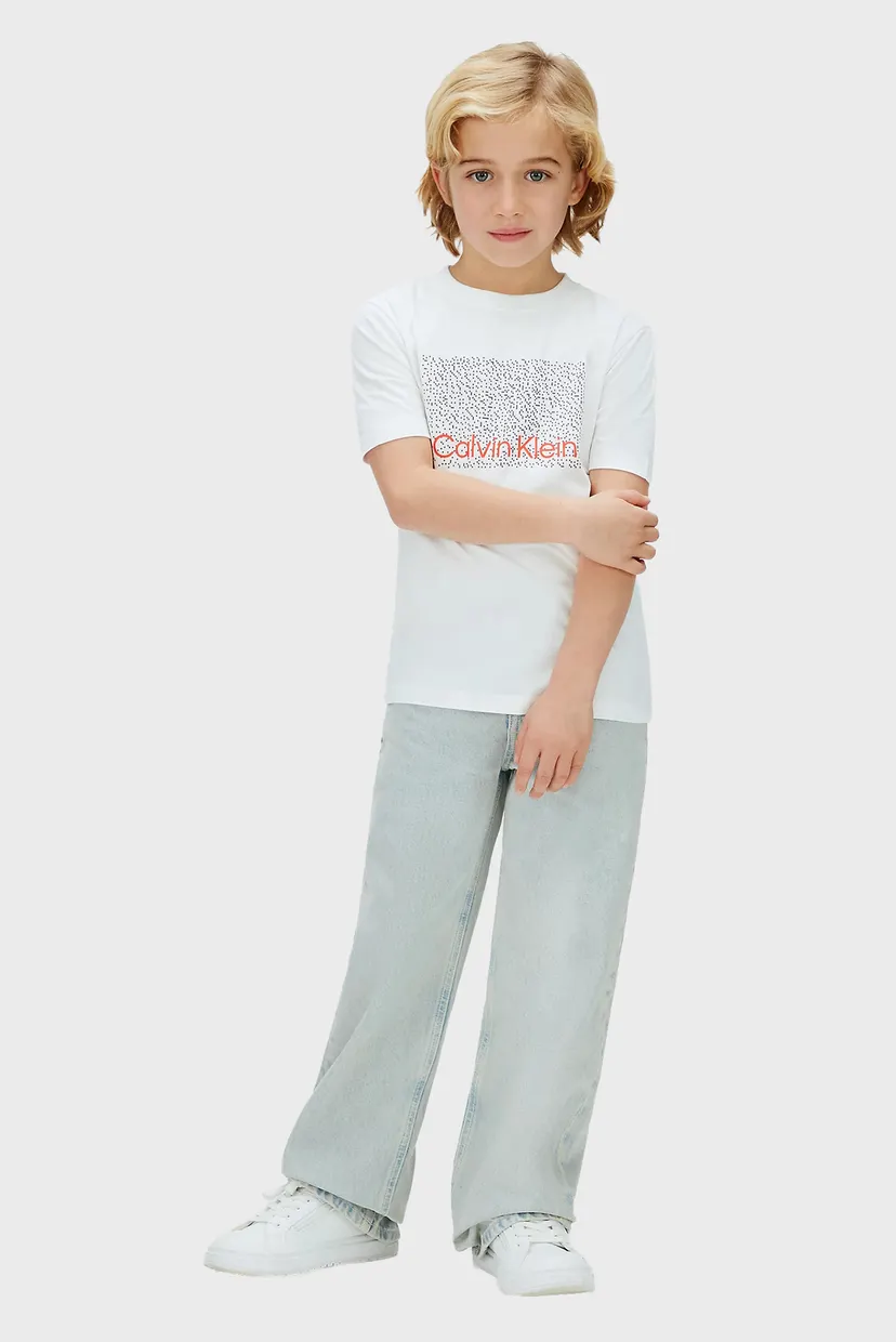 Детская белая футболка PERFORATION SS 5
