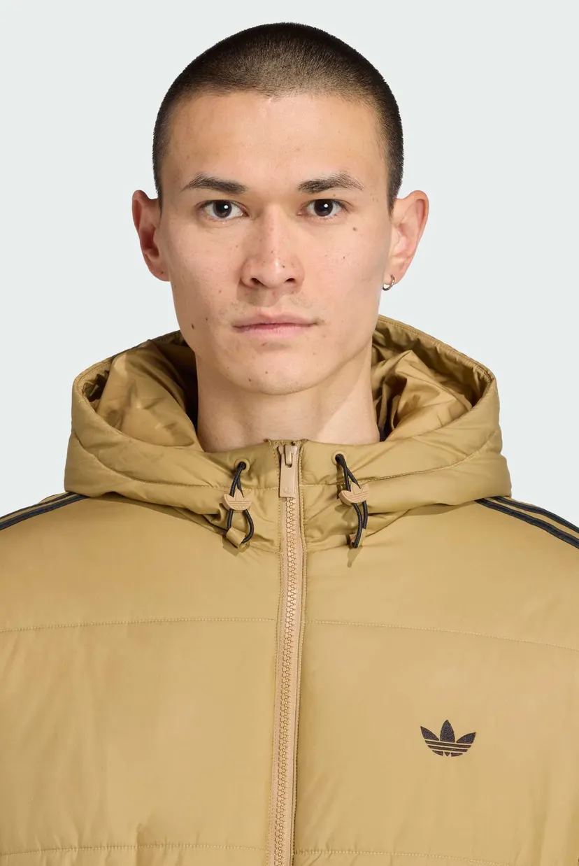 Мужская бежевая куртка Adicolor Long 5