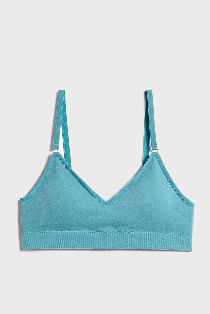 Женский бирюзовый бюстгальтер-бралетт AMANDE 4