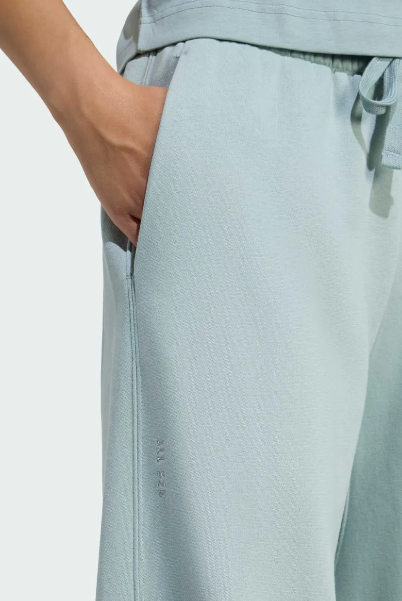 Женские мятные спортивные брюки ALL SZN Fleece Loose Wide-Leg 4