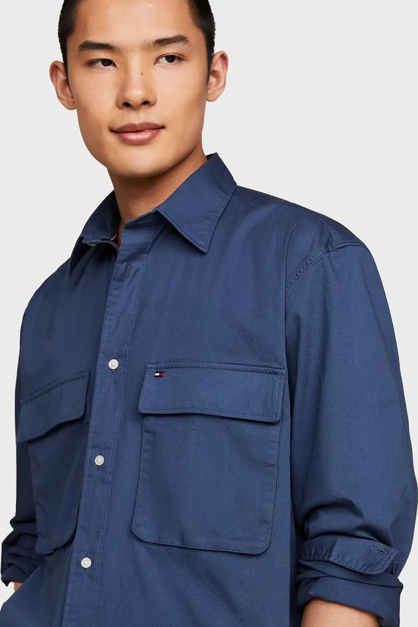 Чоловіча темно-синя сорочка UTILITY TWILL 4