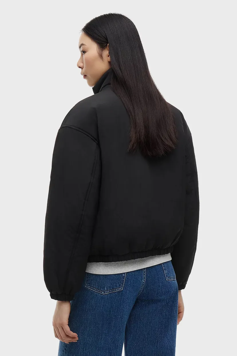 Жіноча чорна куртка PADDED HIGH NECK JACKET 3
