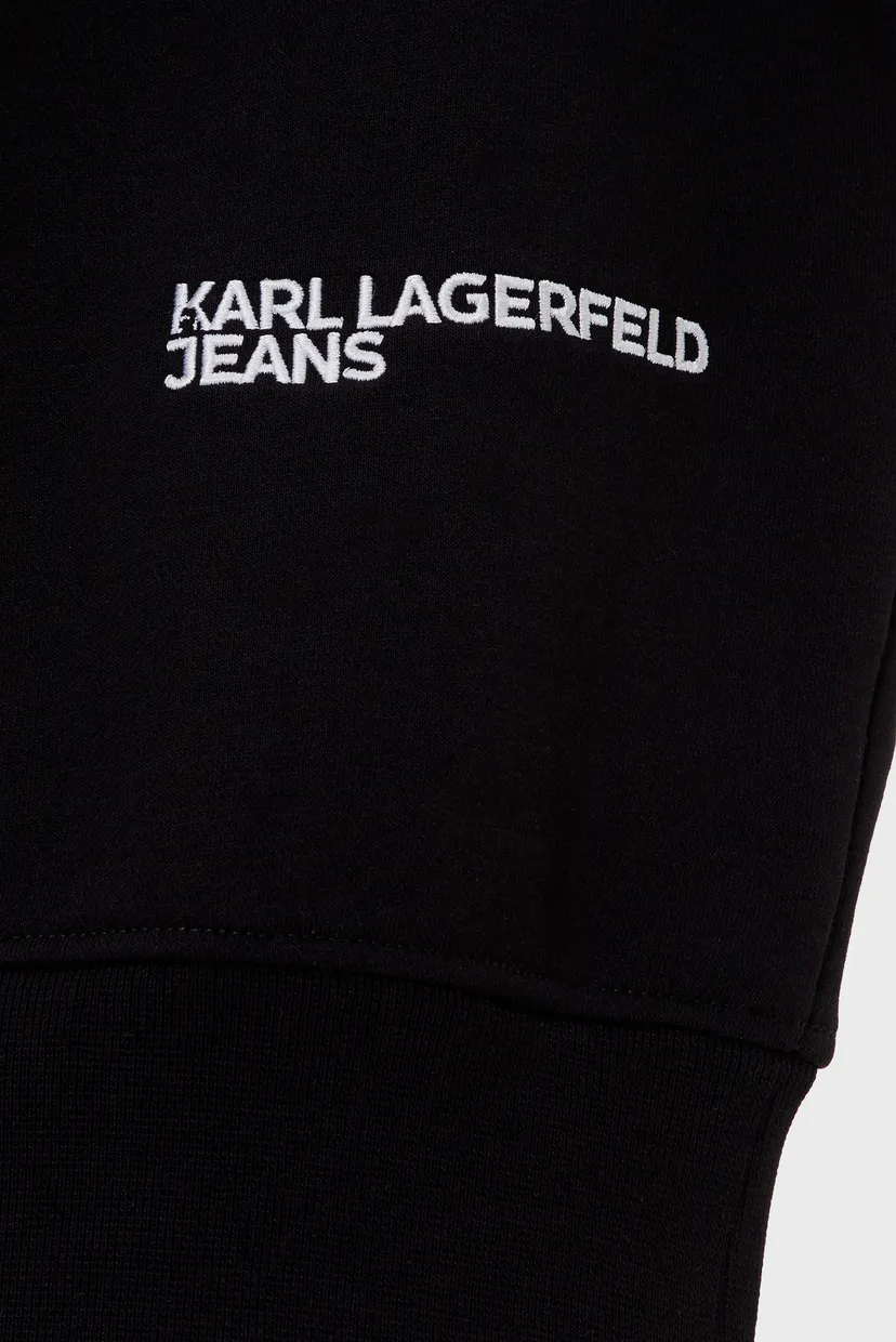 Жіночий чорний світшот KLJ REGULAR BANDANA SWEAT 3