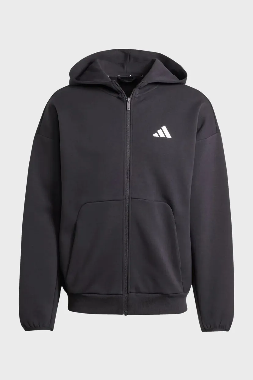 Чоловіче чорне худі Future Icons Small Logo Full-Zip 6