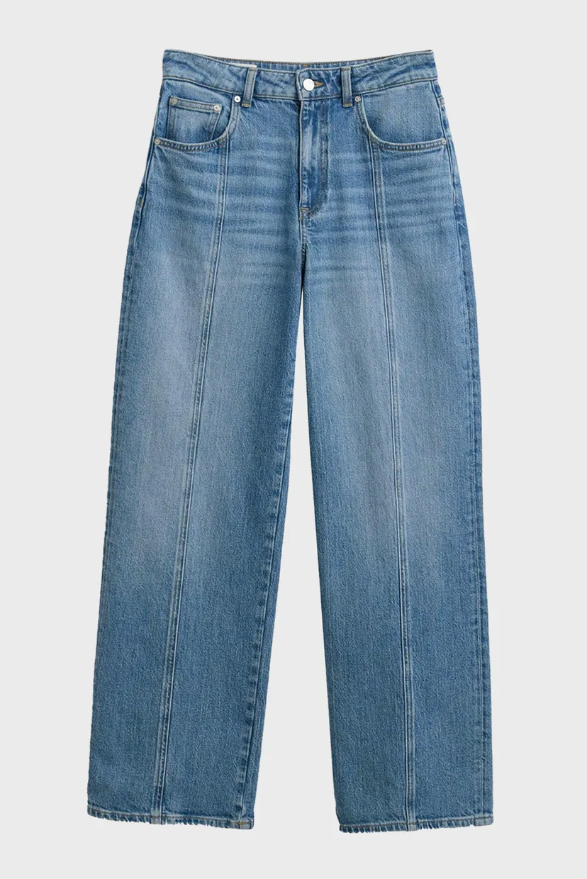 Женские синие джинсы RELAXED STRETCH SEAM 7