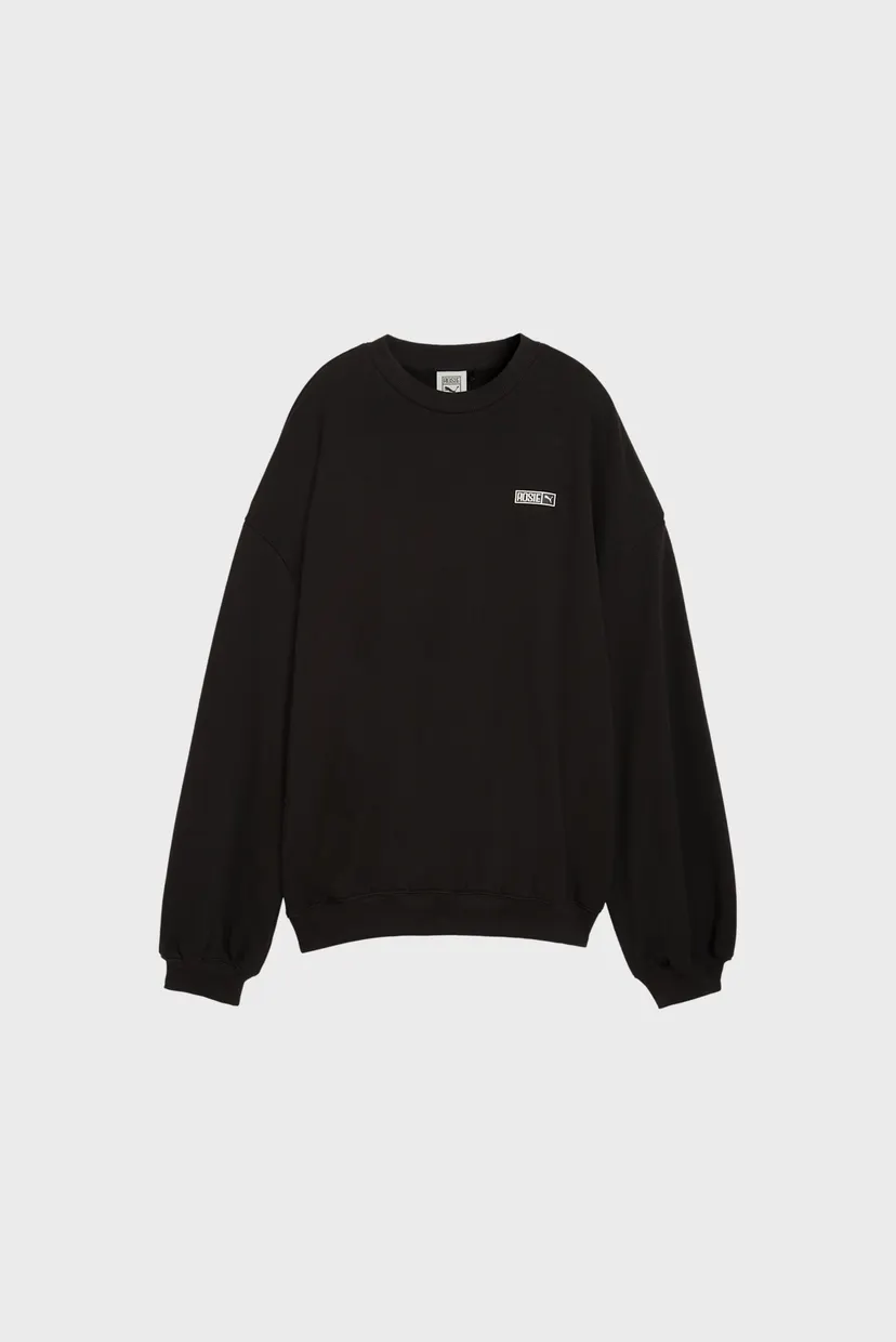 Женский черный свитшот PUMA x ROSÉ Oversized Crew Women 6