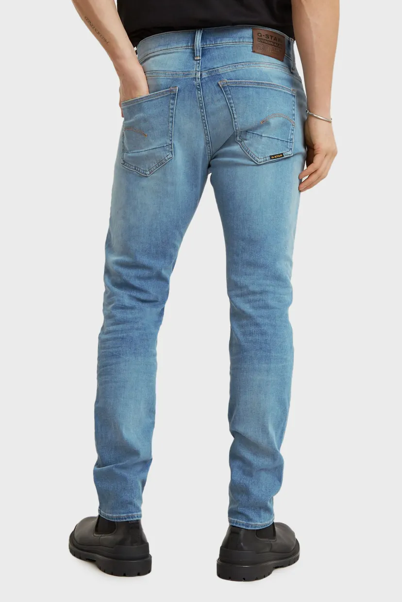 Мужские голубые джинсы 3301 Slim 3