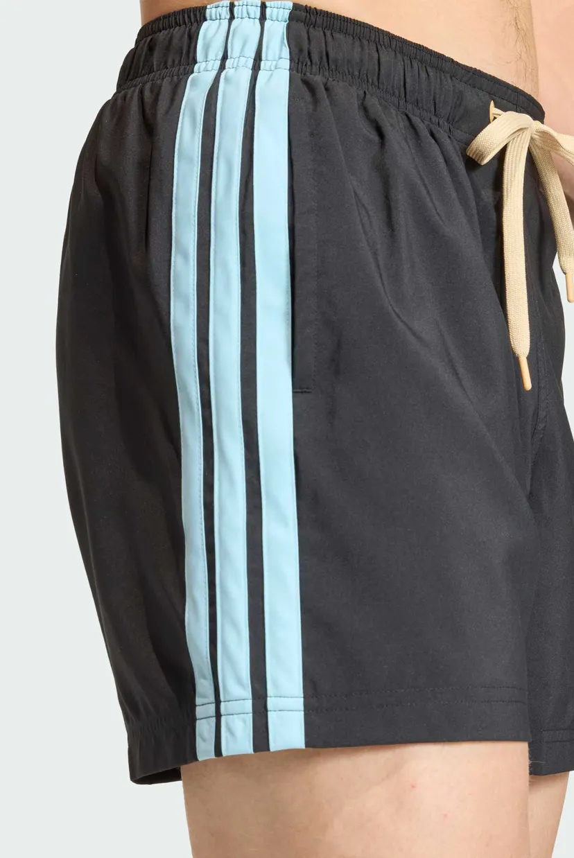 Мужские черные плавательные шорты 3 STRIPES 5 INCH 4