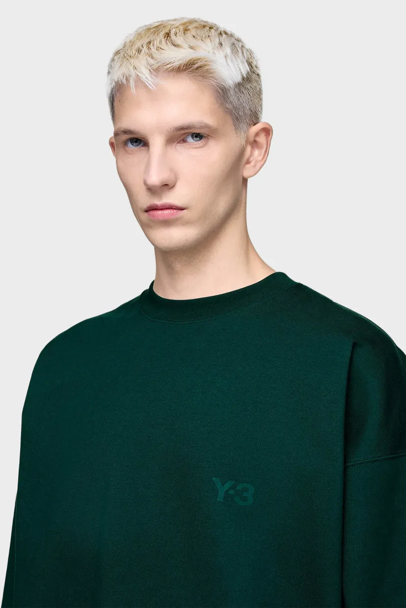 Темно-зеленый свитшот Y-3 (унисекс) 5