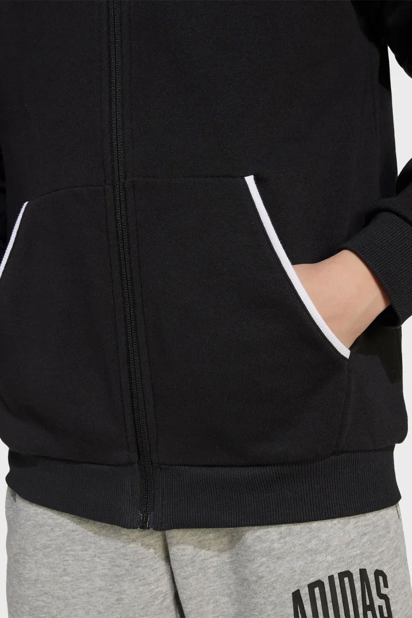 Детское черное худи Seasonals Essentials Collegiate Typography Full-Zip Kids 6