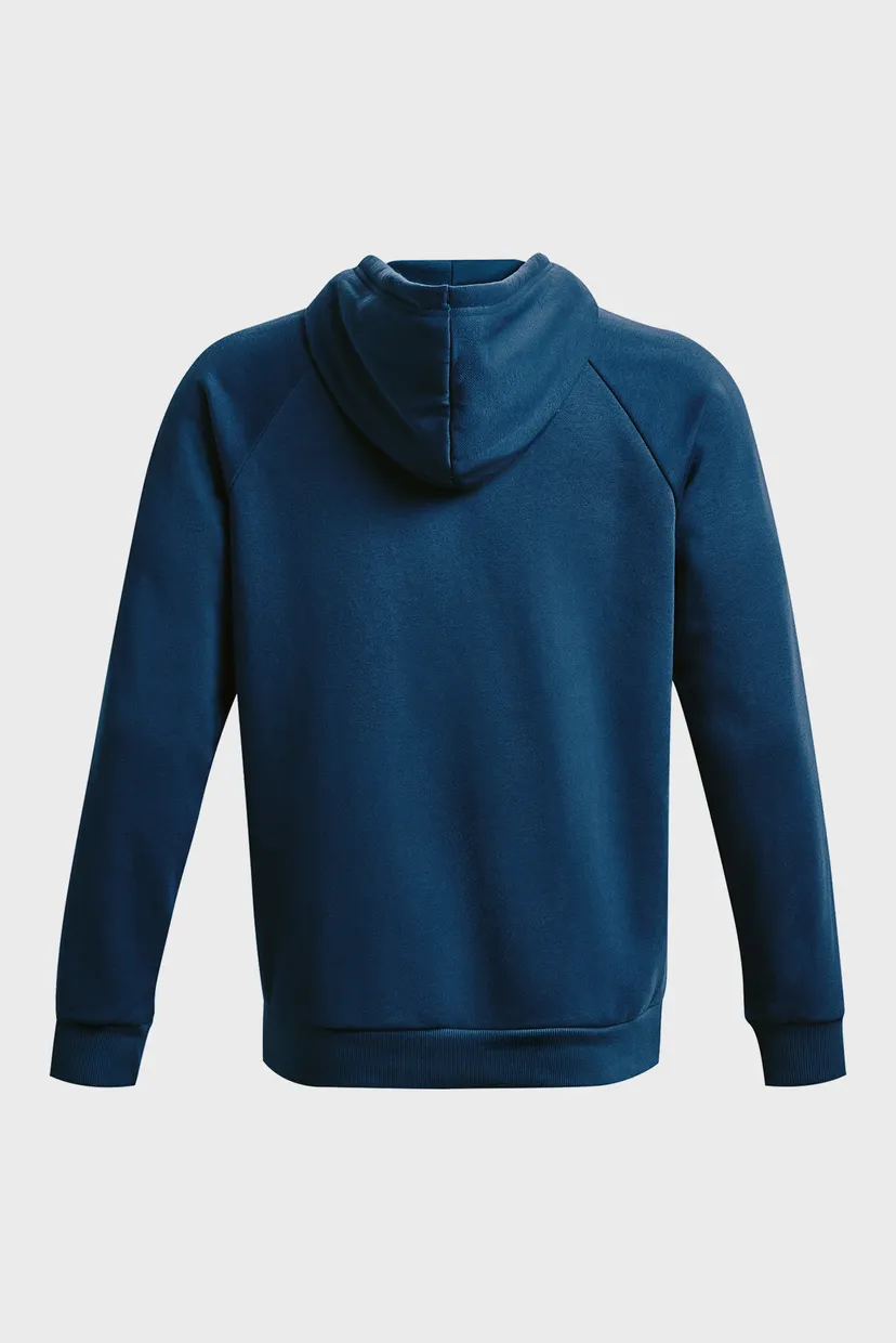 Чоловіче темно-синє худі UA Rival Fleece Logo HD 6