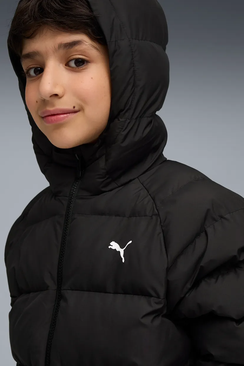 Дитяча чорна куртка Hooded Puffer Jacket Youth 6