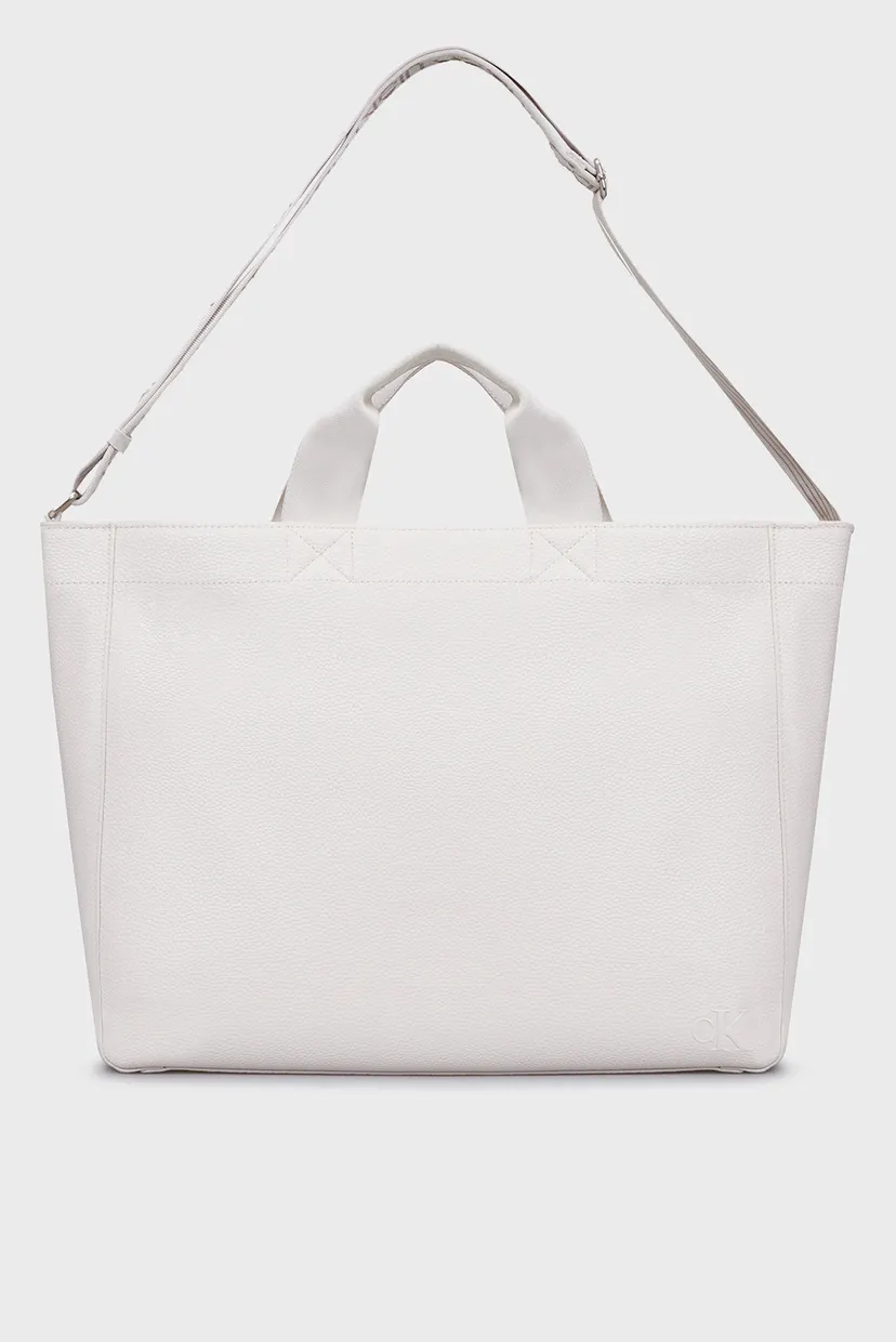 Жіноча біла сумка ULTRALIGHT SLIM TOTE34 PU 5