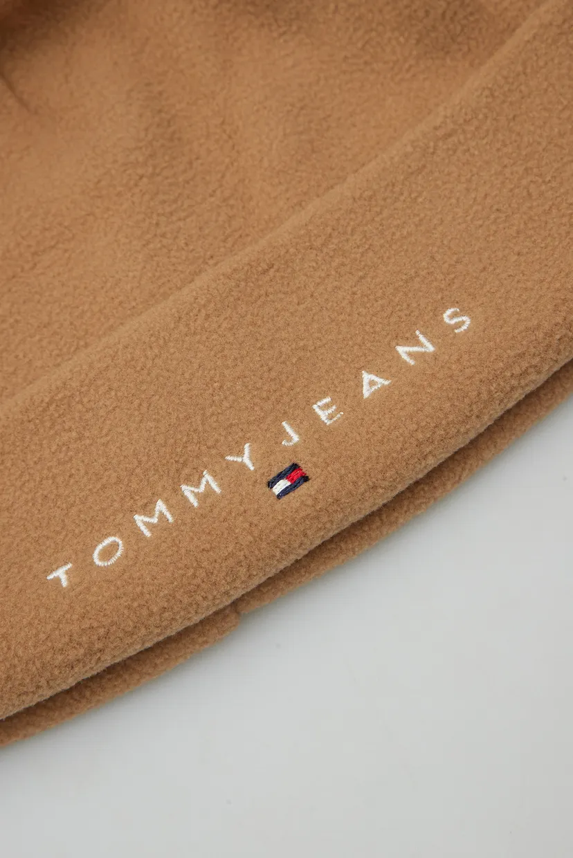 Чоловіча бежева шапка TJM LINEAR LOGO FLEECE BEANIE 4
