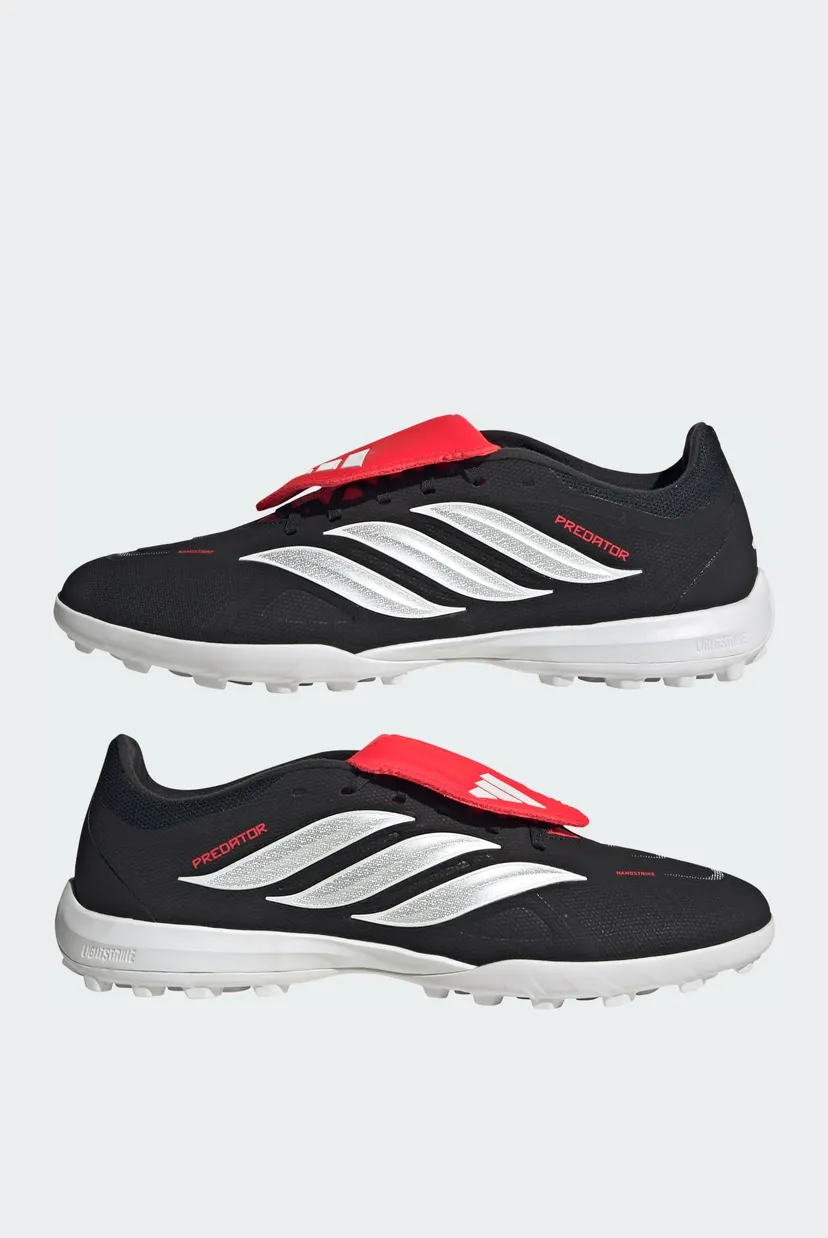 Черные сороконожки PREDATOR LEAGUE Fold-Over Tongue Turf Football 7