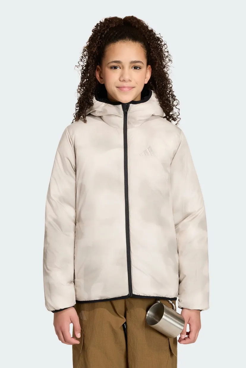 Дитяча чорна двостороння куртка Terrex Kids CLIMAWARM Reversible Insulated 4