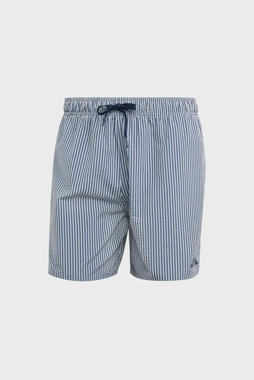 Чоловічі сірі плавальні шорти у смужку Seersucker Stripy 5-Inch 6