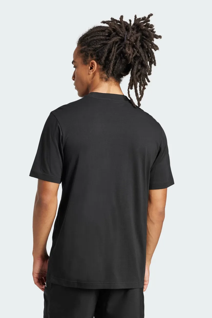 Мужская черная футболка Essentials Small Logo Single Jersey 3