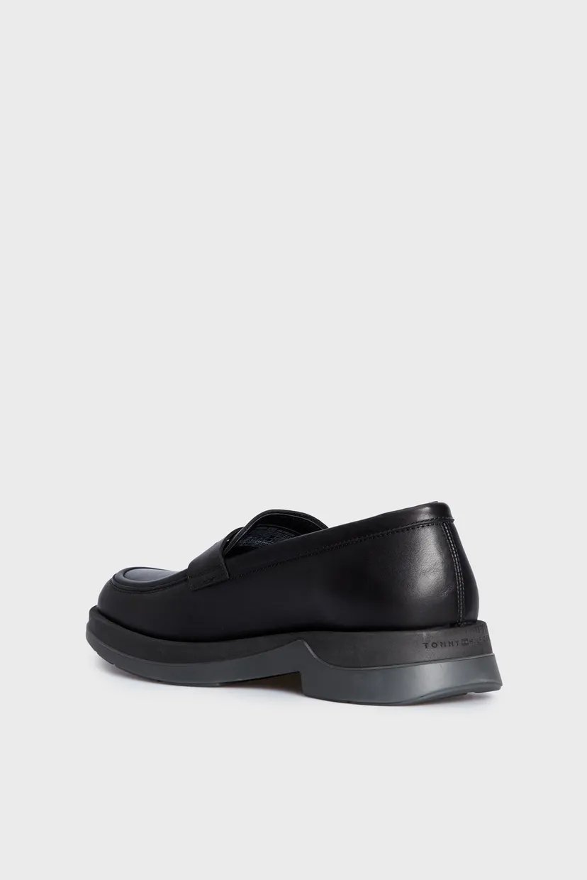 Чоловічі чорні шкіряні лофери LIGHT HILFIGER LEATHER 5