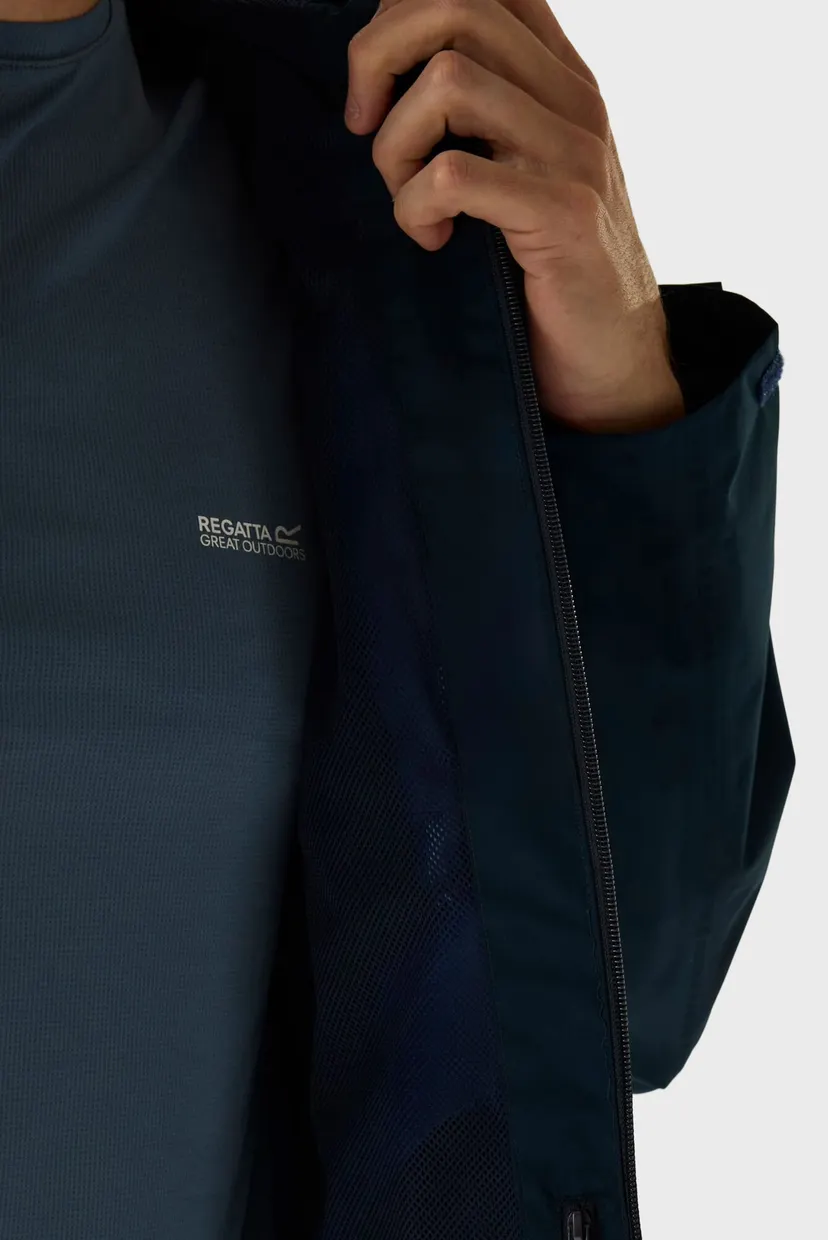 Мужская синяя ветровка 4