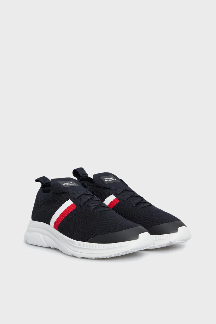 Мужские темно-синие кроссовки MODERN RUNNER KNIT STRIPES ESS 3