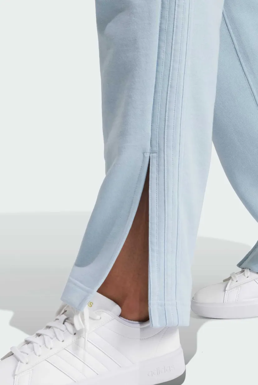Женские голубые спортивные брюки ALL SZN French Terry 3-Stripes Straight Leg 4