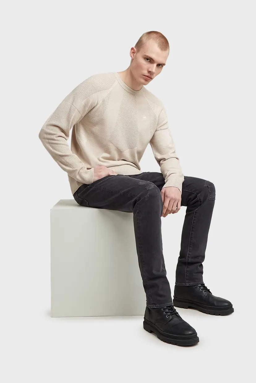 Мужские черные джинсы 3301 Slim 4