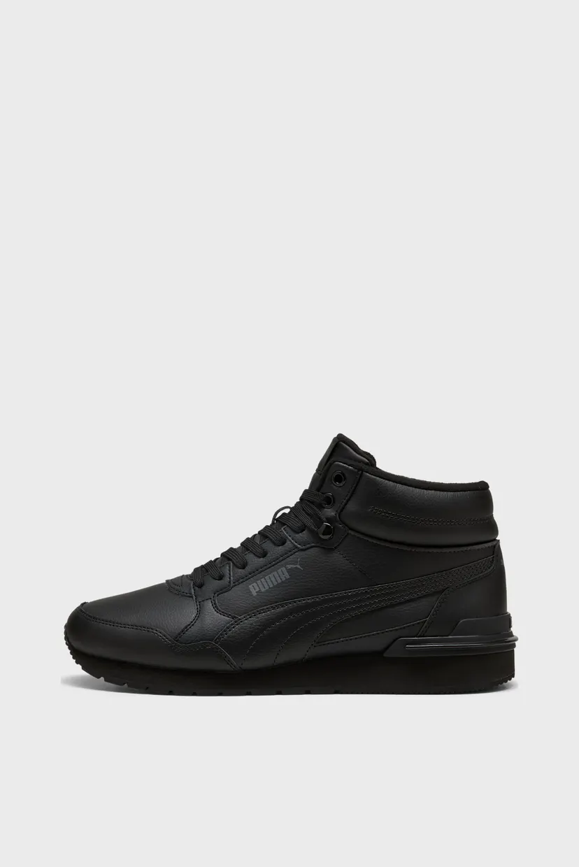 Черные хайтопы ST Runner Mid-Cut Sneakers 3