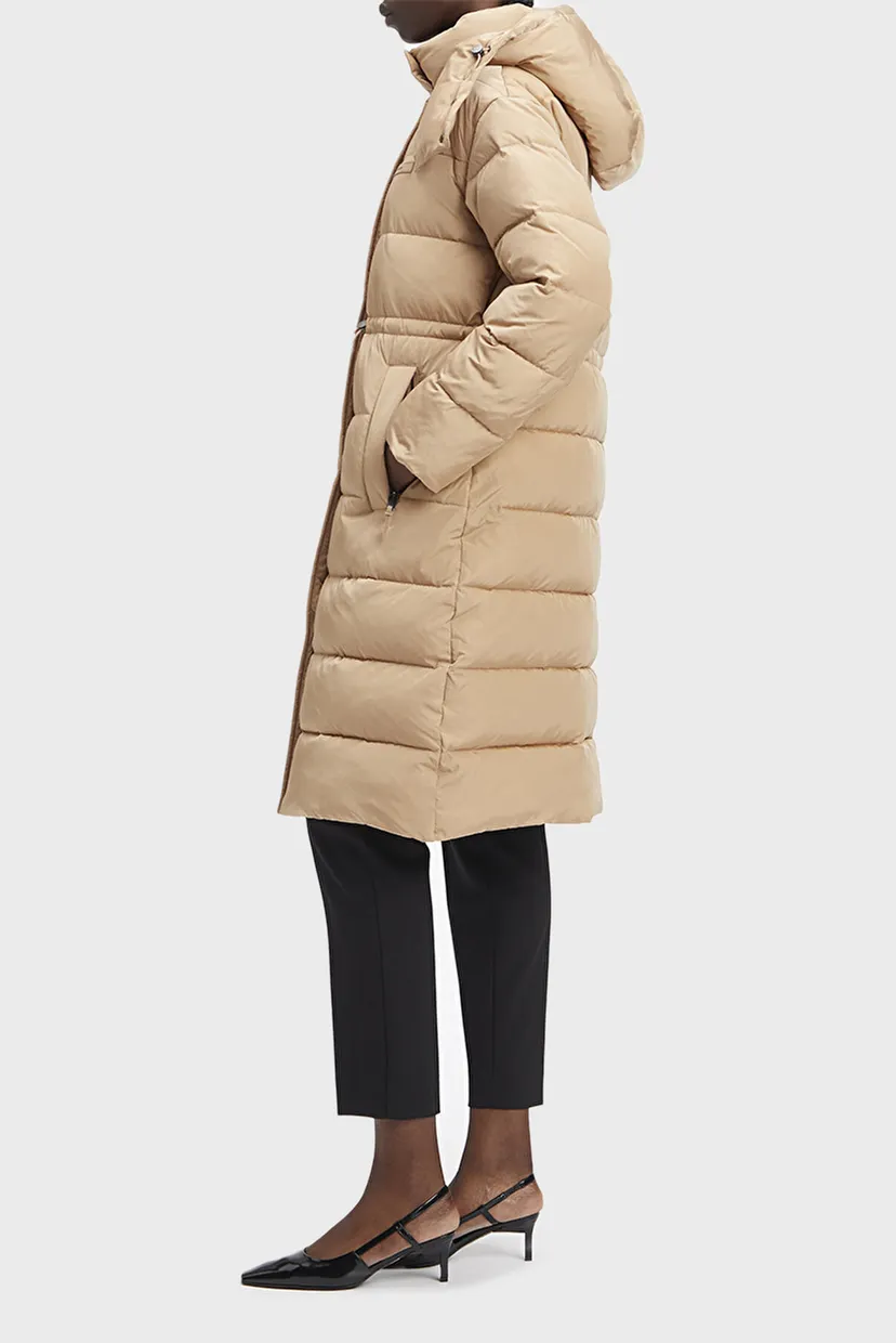 Женская бежевая куртка MW PADDED TWO TONE COAT 3