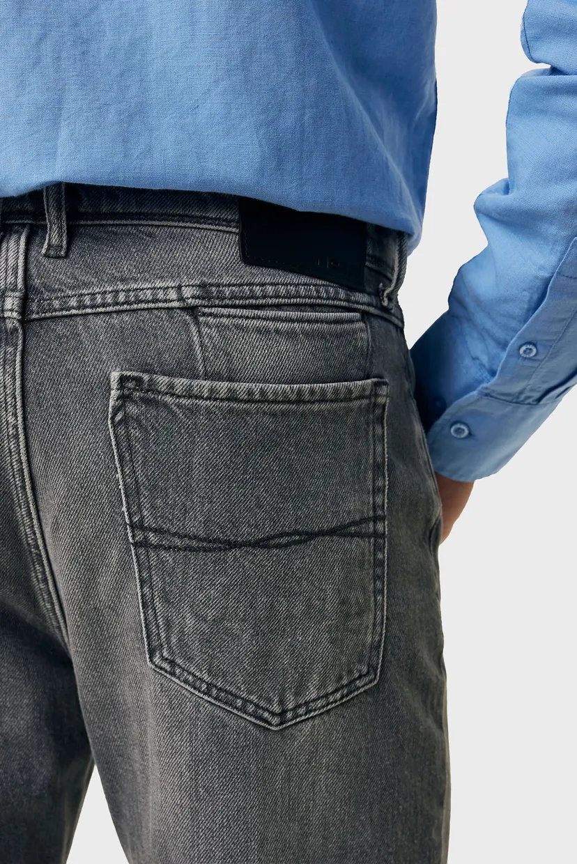 Чоловічі сірі джинси ADAM Jeans mid waist / tapered leg 4