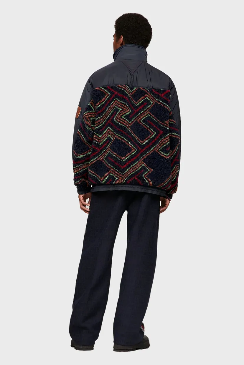 Темно-синій анорак з візерунком Tommy x Pendleton (унісекс) 5